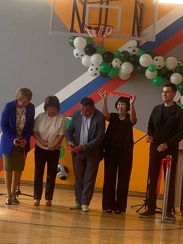 Иркутский филиал «СОГАЗ-Мед» принял участие в торжественном открытии обновленного спортивного зала для детей, новости, пресс-релизы, статьи, «СОГАЗ-Мед», омс
